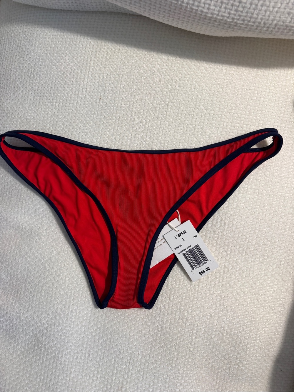 l*space Red Bikini Navy Trim